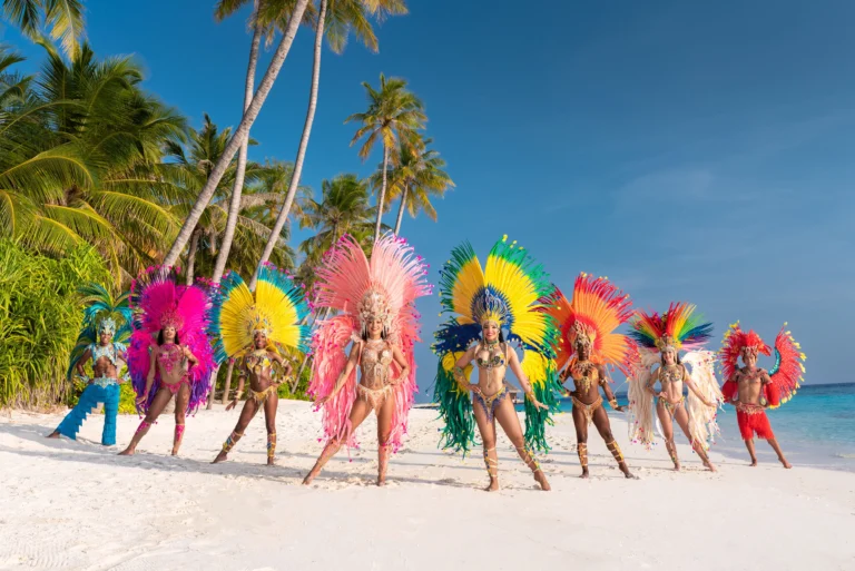 Brazilian Samba Dancers Organising a Luxury Party In Saint-Tropez